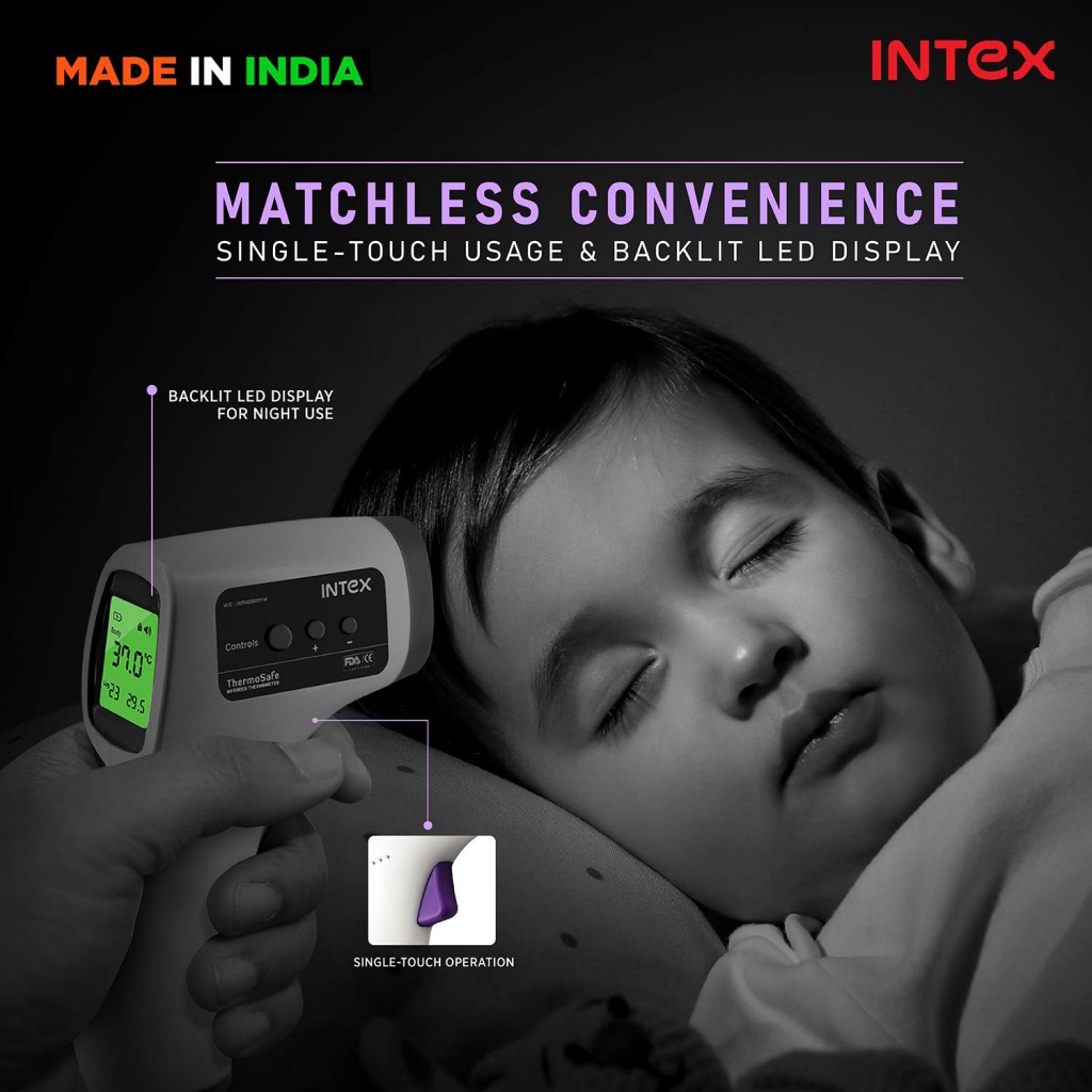 Intex Non-contact FDA Approved Digital Infrared Thermometer Temperature Gun Intex Non-contact FDA Approved Digital Infrared Thermometer Temperature Gun