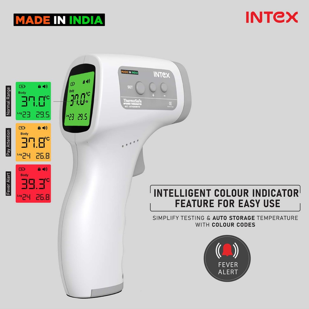Intex Non-contact FDA Approved Digital Infrared Thermometer Temperature Gun Intex Non-contact FDA Approved Digital Infrared Thermometer Temperature Gun