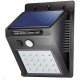 AIRTREE JY-6009 0.55W Solar Light, Black, Square 3w Led Solar Power Wall Light.