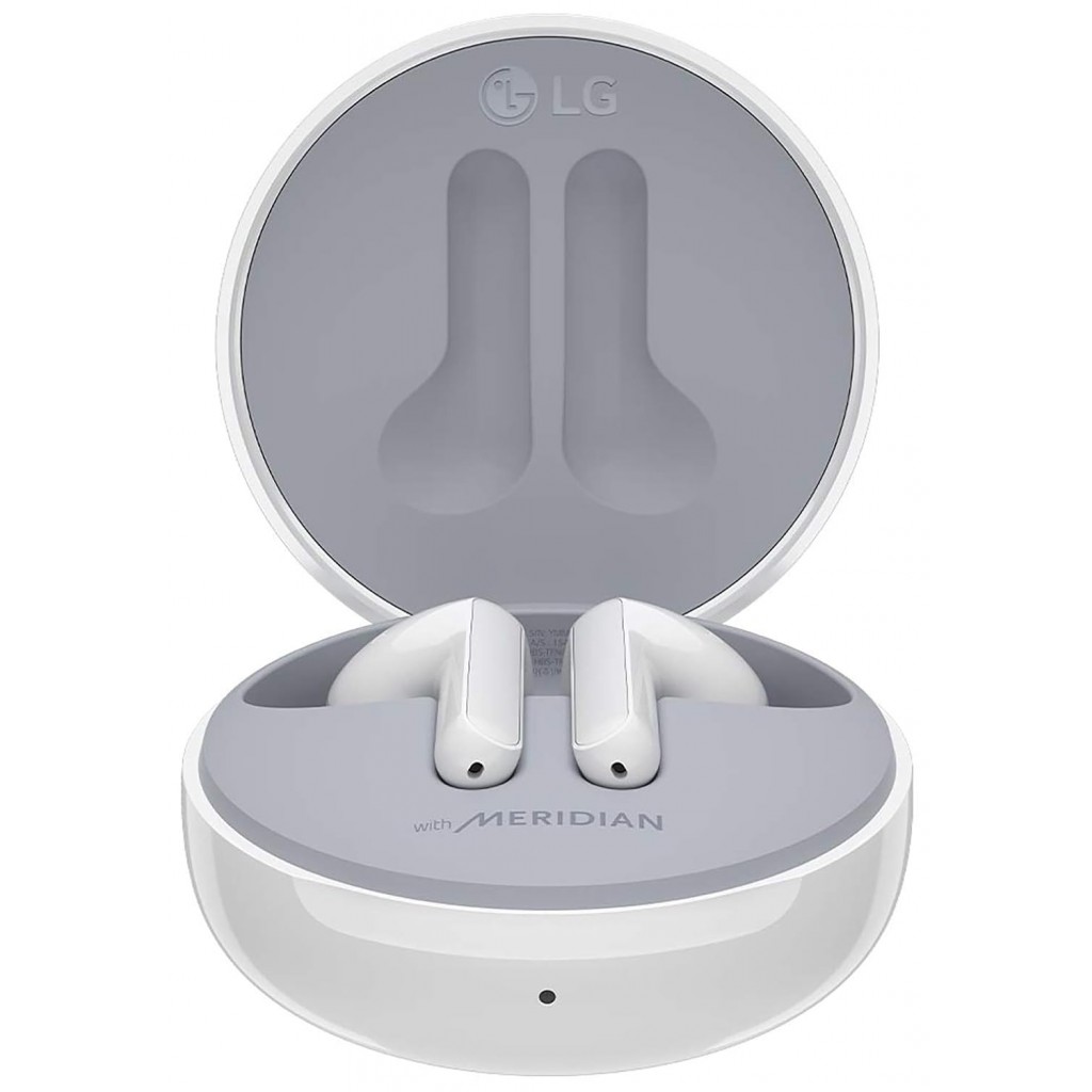 LG Tone Free FN6 UV Nano, Medical Grade Ear Gel, Meridian Sound, Wireless Charging, 18Hrs Battery Backup (White) LG Tone Free FN6 UV Nano, Medical Grade Ear Gel, Meridian Sound, Wireless Charging, 18Hrs Battery Backup (White)
