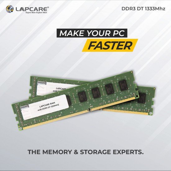 Lapcare Ram 4GB DDR3 Desk 1333 Mhz