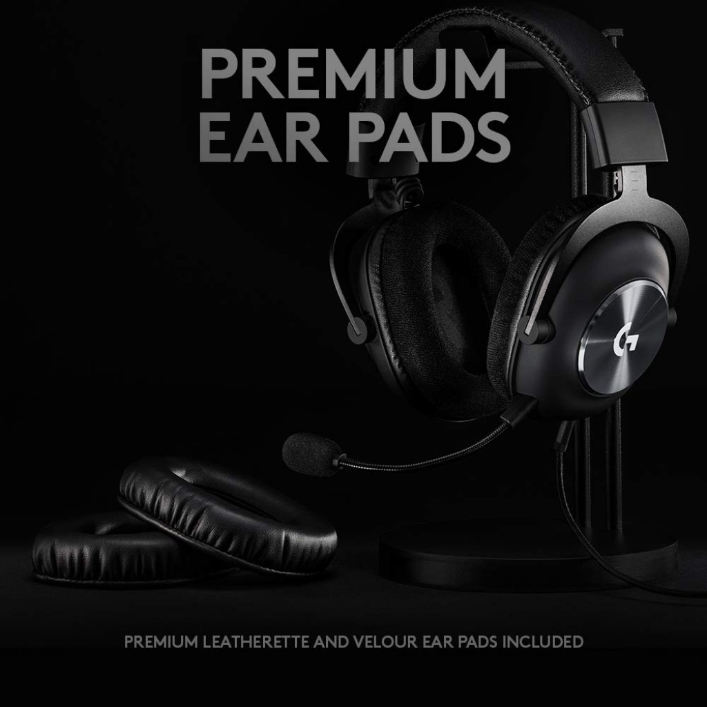Logitech G Pro X Gaming Wired Over Ear Headphones with Mic Blue Voice DTS Headphone:X 2.0, 50Mm Pro-G - (Black) Logitech G Pro X Gaming Wired Over Ear Headphones with Mic Blue Voice DTS Headphone:X 2.0, 50Mm Pro-G - (Black)