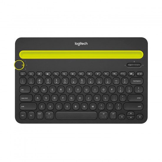 Logitech K480 Wireless Multi-Device Keyboard For Windows, Macos, With Pc, Mac, Laptop, Smartphone, Tablet - Black