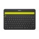 Logitech K480 Wireless Multi-Device Keyboard For Windows, Macos, With Pc, Mac, Laptop, Smartphone, Tablet - Black