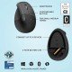 Logitech Lift Vertical Ergonomic Mouse, Wireless, Bluetooth or Logi Bolt USB Receiver, - Graphite