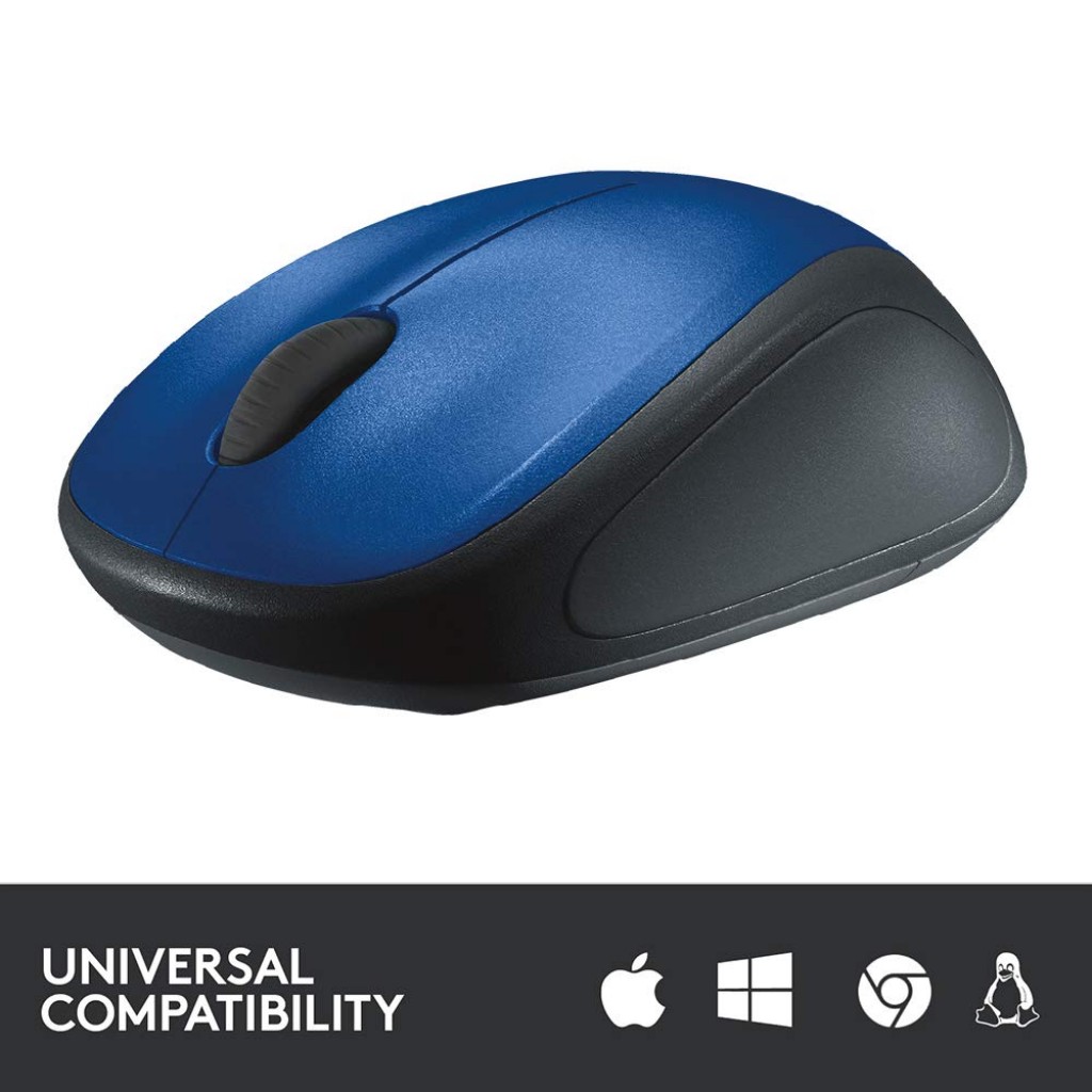 Logitech M235 Wireless Mouse, 1000 DPI Optical Tracking, 12 Month Life Battery, Compatible with Windows, Mac, Chromebook/PC/Laptop Logitech M235 Wireless Mouse, 1000 DPI Optical Tracking, 12 Month Life Battery, Compatible with Windows, Mac, Chromebook/PC/Laptop