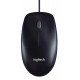 Logitech M90 Wired USB Mouse, 3 yr Warranty, 1000 DPI Optical Tracking, Ambidextrous PC/Mac/Laptop - Black