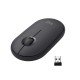 Logitech Pebble Wireless Mouse with Bluetooth or 2.4 GHz Receiver, Silent, Slim Computer Mouse  black