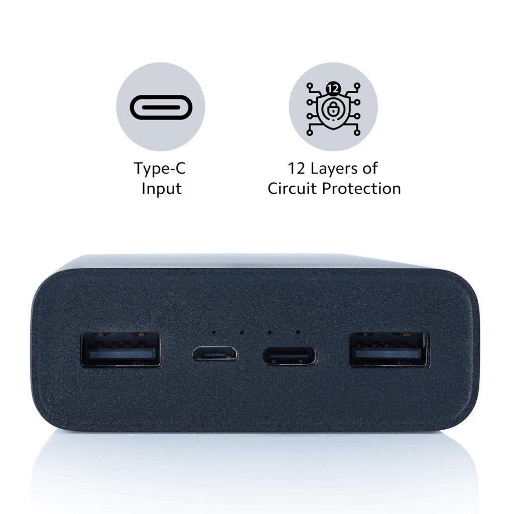 Mi Power Bank 3i 20000mAh (Sandstone Black) Triple Output and Dual Input Port 18W Fast Charging Mi Power Bank 3i 20000mAh (Sandstone Black) Triple Output and Dual Input Port 18W Fast Charging
