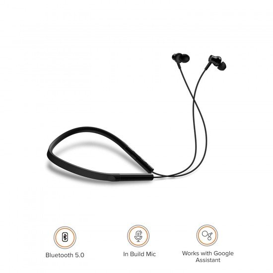 Mi Neckband Bluetooth Earphones with Dynamic Bass, Works with Voice Assistant, Bluetooth 5.0