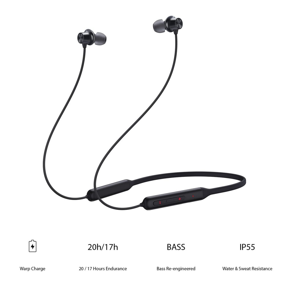 OnePlus Bullets Wireless Z Bass Edition Bold Black OnePlus Bullets Wireless Z Bass Edition Bold Black