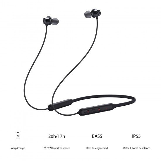 OnePlus Bullets Wireless Z Bass Edition Bold Black