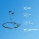 Philips Audio TAE1126 Wired in Ear Earphones with mic, 10 mm Driver, Powerful bass and Clear Sound, Black