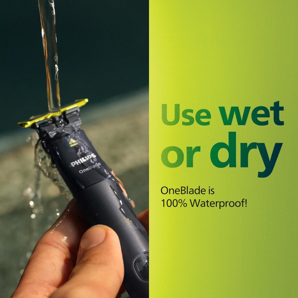 Philips One Blade Face Hybrid Trimmer & Shaver For Men Best Zero Trim For Face No Skin Irritation As Blade Never Touches Skin Philips One Blade Face Hybrid Trimmer & Shaver For Men Best Zero Trim For Face No Skin Irritation As Blade Never Touches Skin