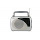 Philips Radio RL118/94 with MW/SW/FM Bands, 200mW RMS soundoutput,3-1 Power Source External Battery