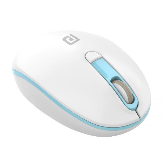 Portronics Toad 11 Wireless Mouse, 2.4 GHz Connectivity with USB Nano Dongle, Adjustable (Blue)