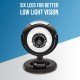 Quantum QHM495LM 6 Light Webcam For Laptop/Desktop (Black)