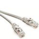 Quantum RJ45 Ethernet Patch/LAN Cable with Gold Plated Connectors Supports Upto 1000Mbps -5.9Feet (1.8 Meters) - (White)