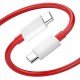 OnePlus Supervooc Type-C to Type-C Cable - Red,White