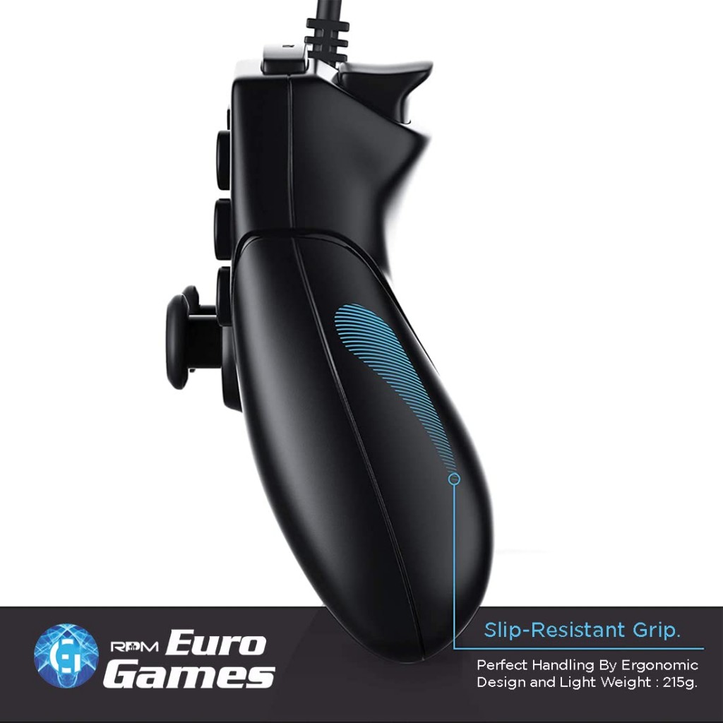 RPM Euro Games Laptop/PC Controller 2.4G Wireless Gamepad for Windows - 7, 8, 8.1,10, XP & PS3. Plug and Play with USB Dongle Connect RPM Euro Games Laptop/PC Controller 2.4G Wireless Gamepad for Windows - 7, 8, 8.1,10, XP & PS3. Plug and Play with USB Dongle Connect