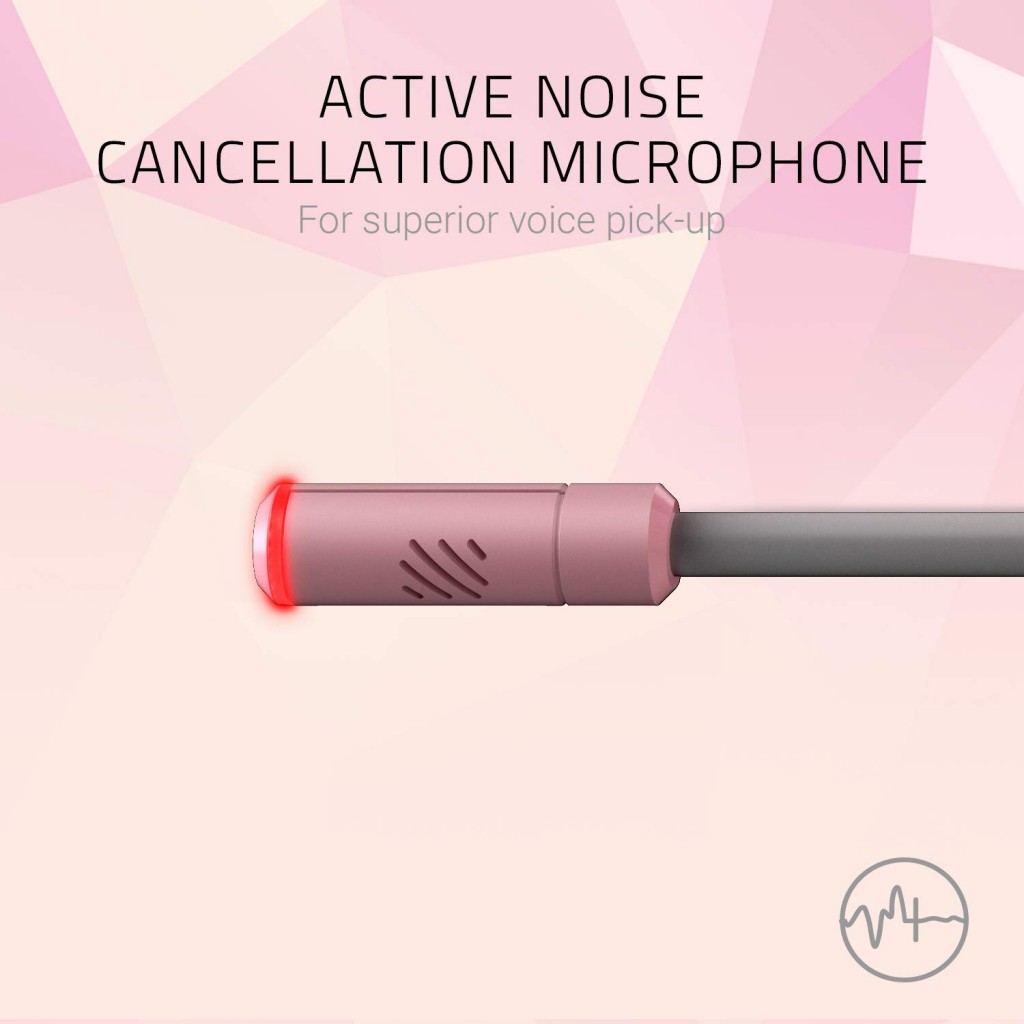 Razer Kraken Kitty RGB USB Gaming Headset: THX 7.1 Spatial Surround Sound - Chroma RGB Lighting - Quartz Pink Razer Kraken Kitty RGB USB Gaming Headset: THX 7.1 Spatial Surround Sound - Chroma RGB Lighting - Quartz Pink