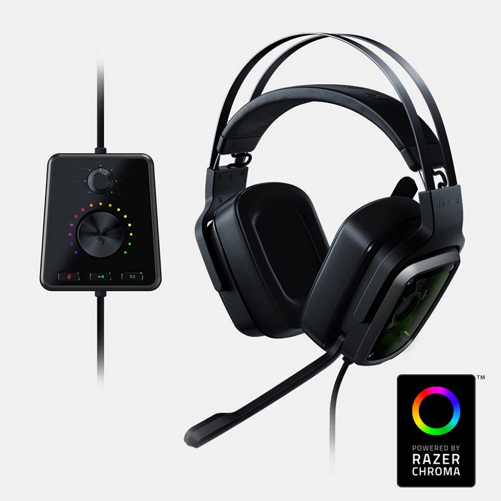Razer Tiamat 7.1 V2 Wired On Ear Headphones with Mic (Black) Razer Tiamat 7.1 V2 Wired On Ear Headphones with Mic (Black)