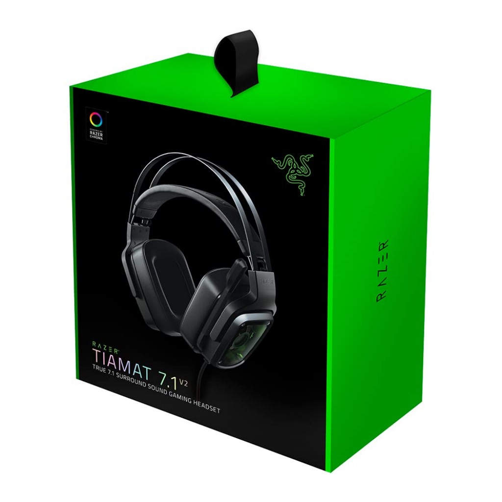 Razer Tiamat 7.1 V2 Wired On Ear Headphones with Mic (Black) Razer Tiamat 7.1 V2 Wired On Ear Headphones with Mic (Black)