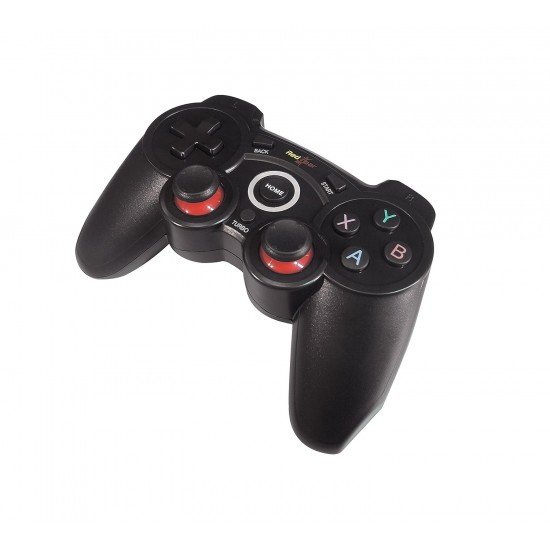 Redgear Elite Wireless Gamepad with Ultra-Precise VR, Vibration Feedback, Smooth AXBY Keys for PC(Black)