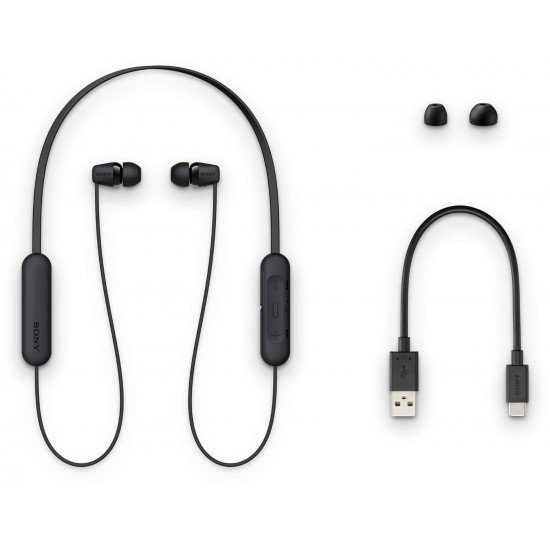 SONY WI-C200 Bluetooth Headset (Black)