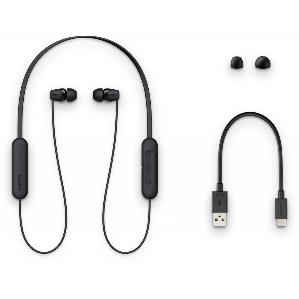 SONY WI-C200 Bluetooth Headset (Black) SONY WI-C200 Bluetooth Headset (Black)
