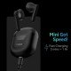 TAGG Liberty Buds Mini Truly Wireless in Ear Earbuds with Quad Mic, (Black)