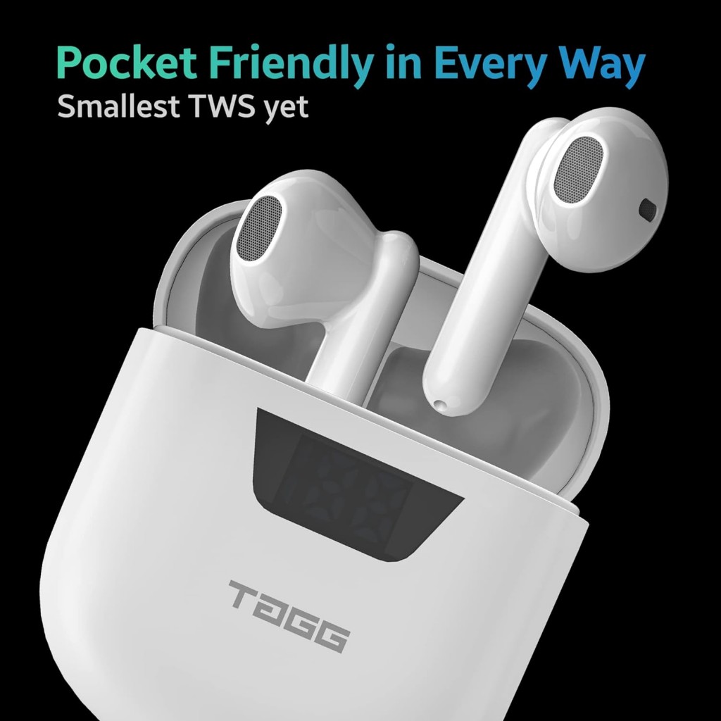 TAGG Newly Launched Liberty Buds Mini Truly Wireless in Ear Earbuds (White) TAGG Newly Launched Liberty Buds Mini Truly Wireless in Ear Earbuds (White)