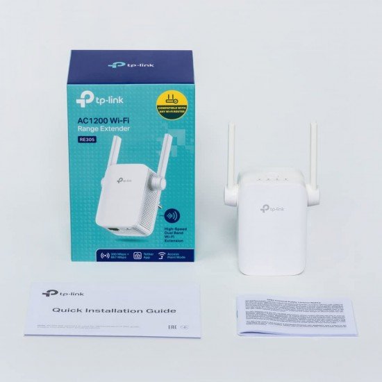 TP-Link AC1200 WiFi Range Extender | Up to 1200Mbps Speed | Dual Band Wireless Extender, Repeater, Signal Booster, Access Point| Easy Set-Up | Extends Internet Wi-Fi (RE305)