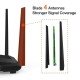 Tenda AC10 AC1200 Wireless Smart Dual-Band Gigabit WiFi Router, MU-MIMO, 4  (Black, Not a Modem)