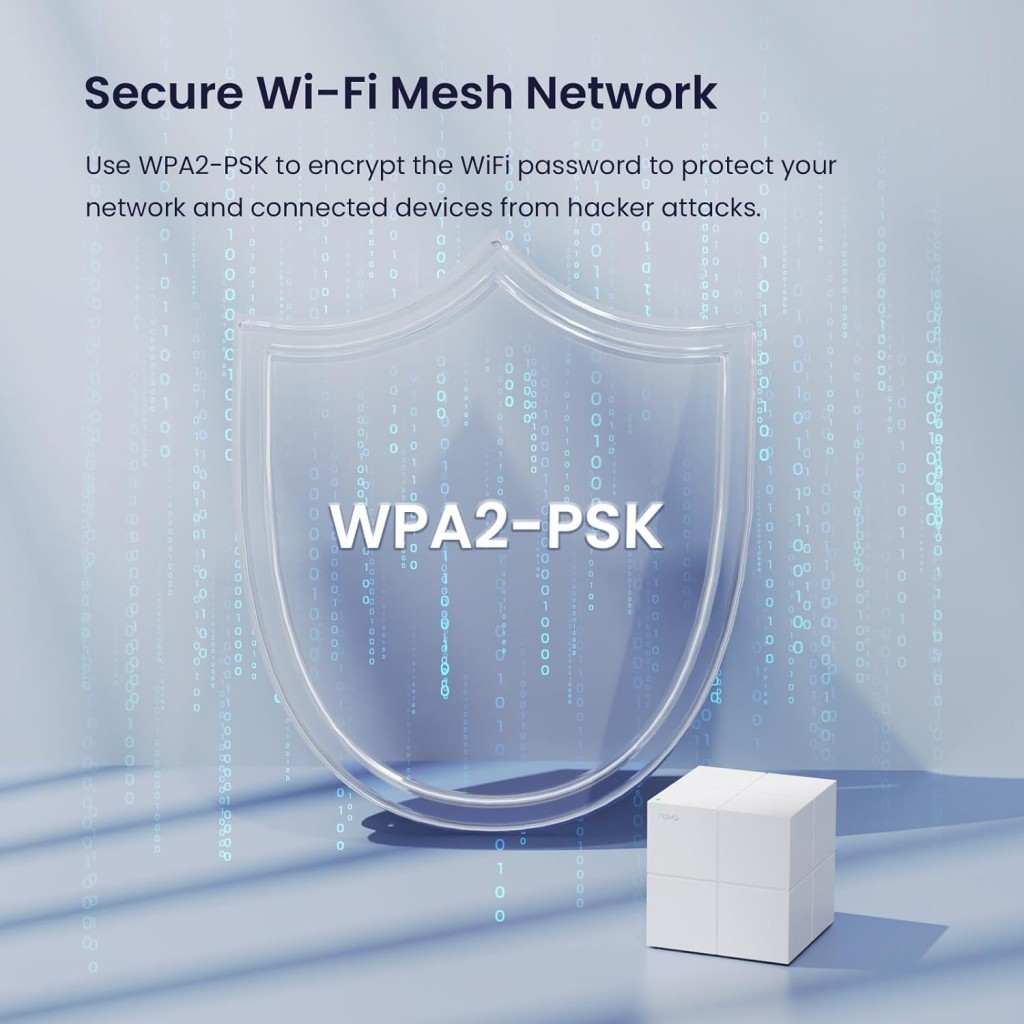 Tenda Nova MW6(3-Pack) Whole Home Mesh Dual Band 1200 Mbps Router WiFi System Coverage up to 6, White Tenda Nova MW6(3-Pack) Whole Home Mesh Dual Band 1200 Mbps Router WiFi System Coverage up to 6, White
