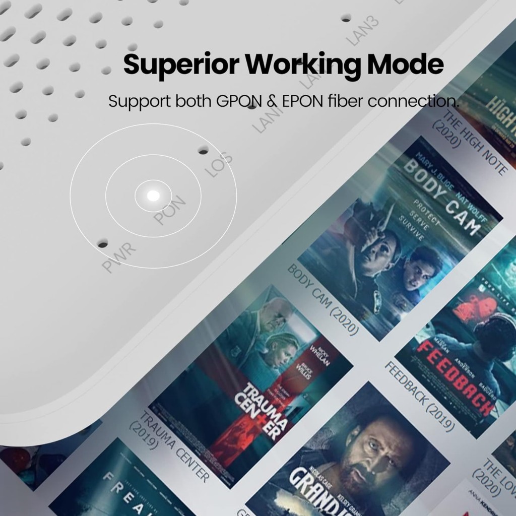 Tenda Wi-Fi GPON ONT (AC1200-HG9) Tenda Wi-Fi GPON ONT (AC1200-HG9)
