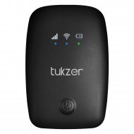 Tukzer 4G LTE Wireless Dongle with All SIM Network Support Plug & Play Data Card Stick with up to 150Mbps WiFi Hotspot  (Black)