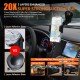 Tukzer Universal Car Mount Mobile Holder Stand| Strong Suction Cup, Double Shift Locking for Dashboard Windshield,Black