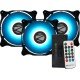 ZEBRONICS ZEB-PGF500C Premium Chassis ARGB Fans Combo Kit with RGB Controller