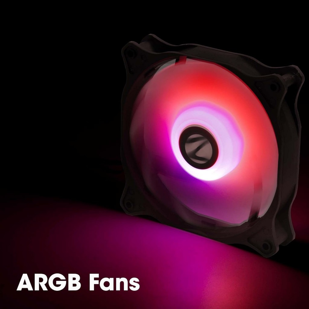 ZEBRONICS ZEB-PGF500C Premium Chassis ARGB Fans Combo Kit with RGB Controller ZEBRONICS ZEB-PGF500C Premium Chassis ARGB Fans Combo Kit with RGB Controller