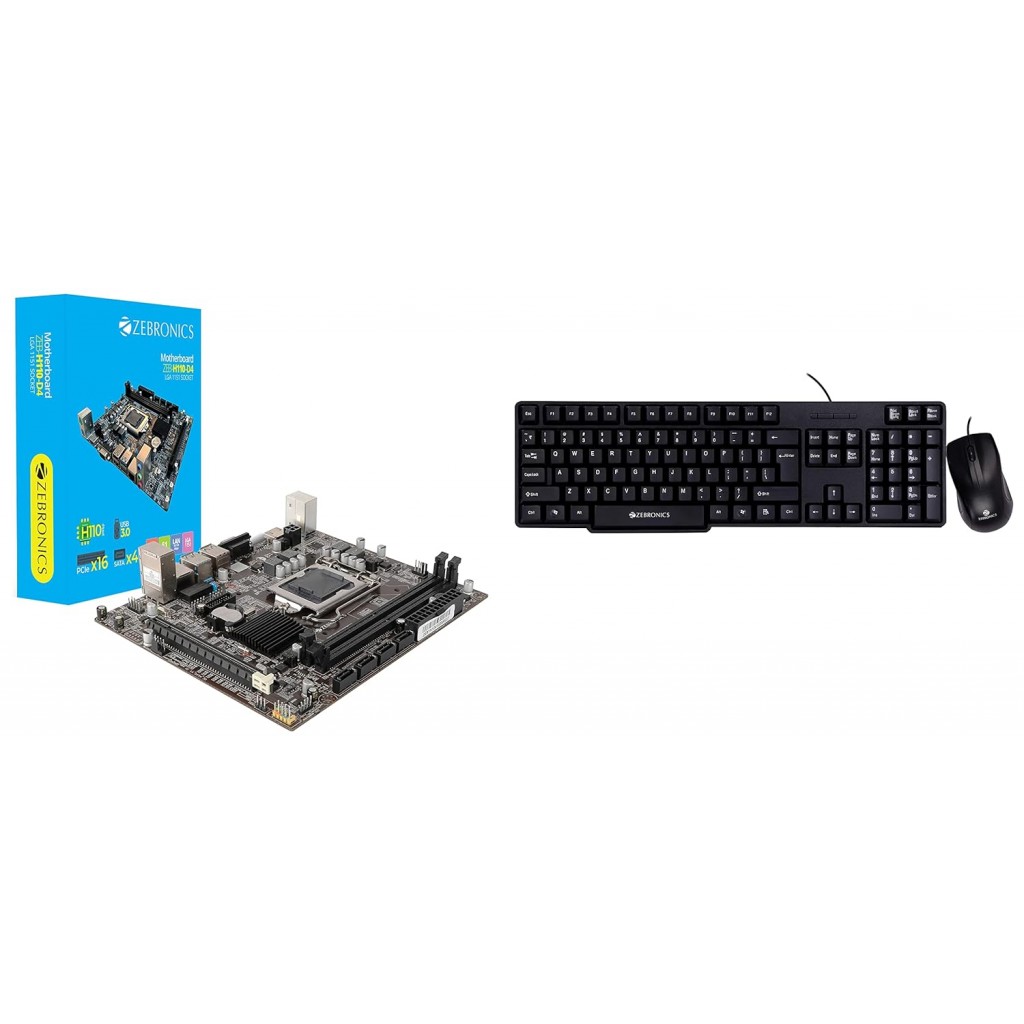 ZEBRONICS Zeb H110-D4 MicroATX Motherboard LGA 1151 Socket DDR4 ZEBRONICS Zeb H110-D4 MicroATX Motherboard LGA 1151 Socket DDR4