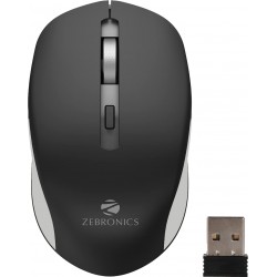 ZEBRONICS Zeb-Jaguar Wireless Mouse, 2.4GHz with USB Nano Receiver