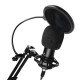 ZEBRONICS Zeb-Lucid PRO Desktop Mount Condenser Microphone, Black