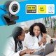 ZEBRONICS Zeb-Ultimate Star webcamera with 5P Lens  Full HD Resolution with Built-in mic