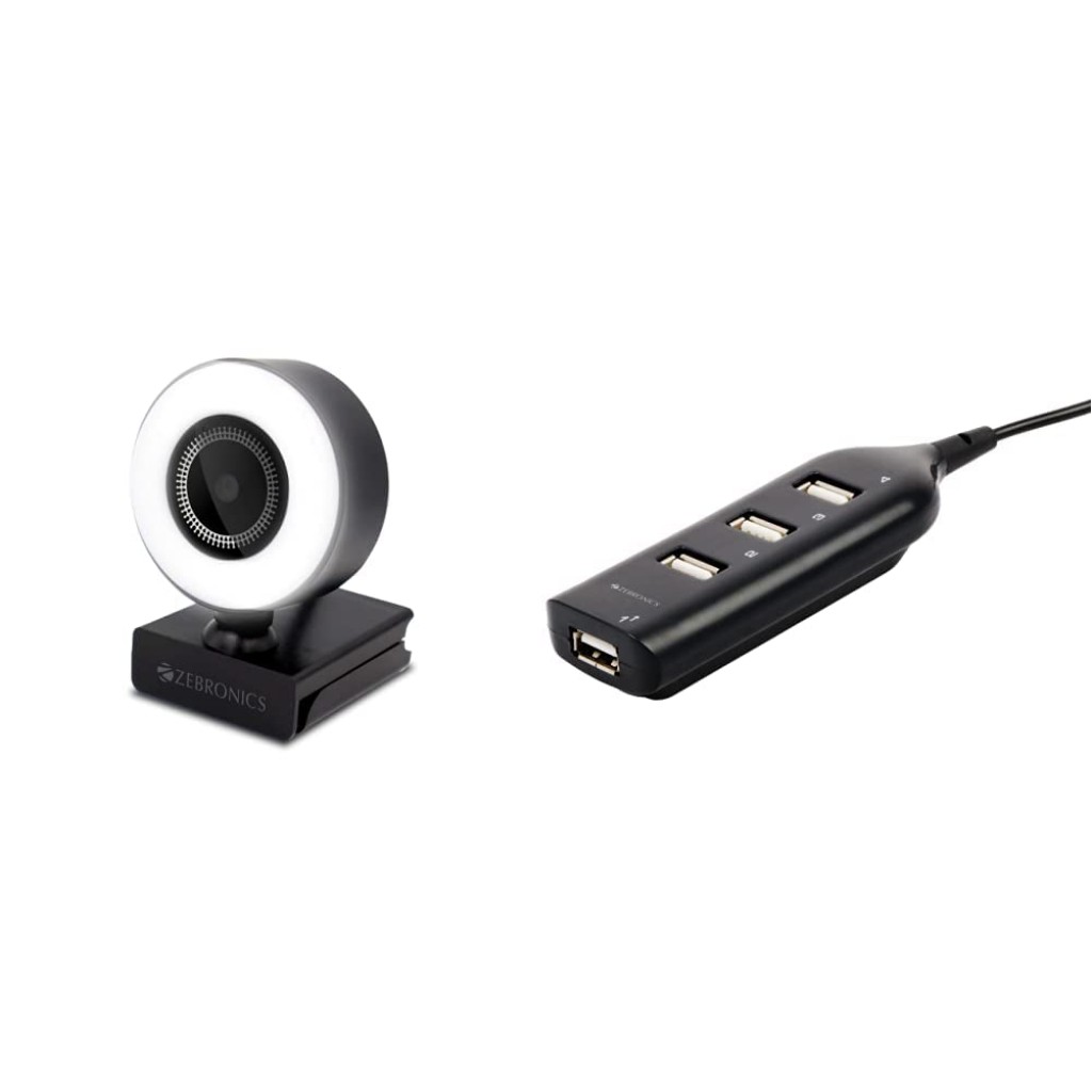 ZEBRONICS Zeb-Ultimate Star webcamera with 5P Lens Full HD Resolution with Built-in mic ZEBRONICS Zeb-Ultimate Star webcamera with 5P Lens Full HD Resolution with Built-in mic