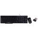 Zebronics Wired Keyboard and Mouse Combo with 104 Keys and a USB Mouse with 1200 DPI - JUDWAA 750