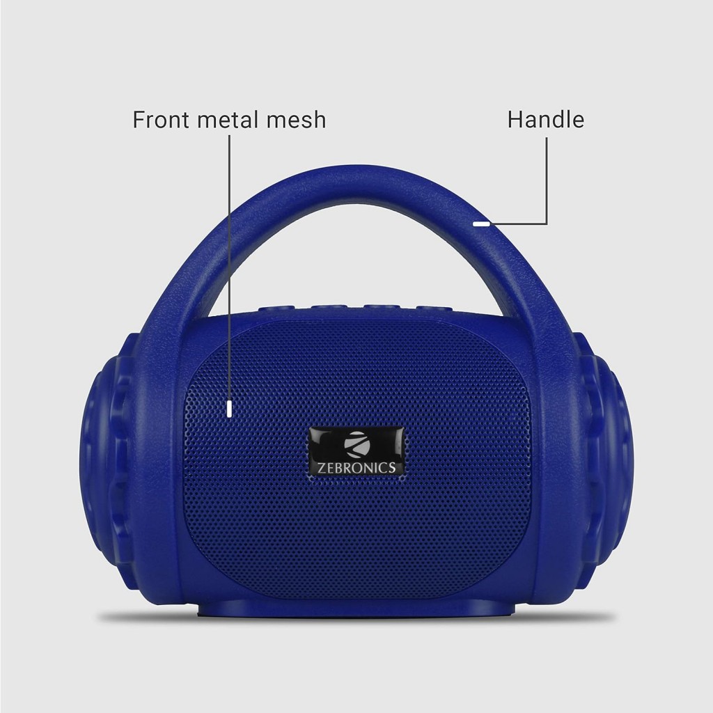 Zebronics ZEB-COUNTY 3W Wireless Bluetooth Portable Speaker (Red) Zebronics ZEB-COUNTY 3W Wireless Bluetooth Portable Speaker (Red)