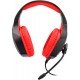 Zebronics ZEB-RUSH (Red) Premium Wired Gaming On Ear Headphone with RGB LEDs, Dual 3.5mm Jack,