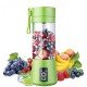 AIRTREE Portable Electric USB Juice Maker Juicer Bottle Blender Grinder Mixer Machine, Rechargeable Juicer Bottle with 6 Blades (MULTICOLOR)