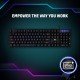 HP K300 Backlit Membrane Wired Gaming Keyboard with Mixed Color Lighting, 4 LED Indicators, Matte Finish Double Injection Key